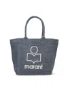 Isabel Marant Yenky Small Tote Bag In Gray