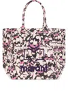 Isabel Marant Multicolored Fabric Shoulder Bag In Pink