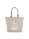 Isabel Marant Small Yenky Tote Bag In Sand