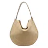 Isabel Marant Oskan Braided-trim Suede Shoulder Bag In Neutral
