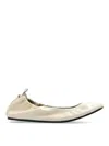 Isabel Marant Ballerina Shoes Leather Textured Finish In Light Beige