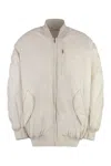 Isabel Marant Oversize Ribbed Bomber Jacket With Chest And Side Pockets