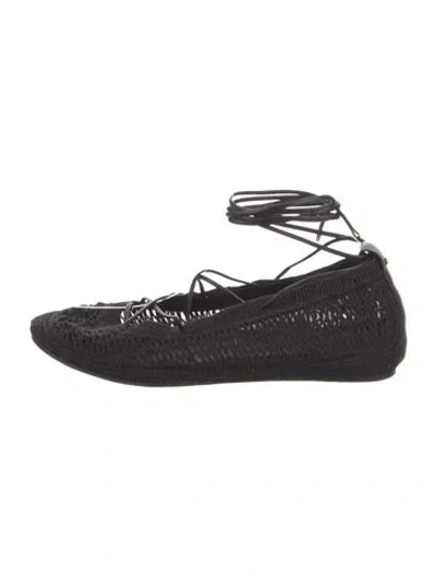 Pre-owned Isabel Marant Ballet Flats In Black