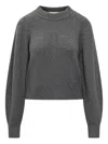 Isabel Marant Balloon-sleeve Sweater In Gray
