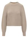 Isabel Marant Wool And Cashmere Pullover In Neutral