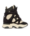 Isabel Marant Hidden Heel High-top Sneakers In Black