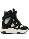 Isabel Marant Hidden Heel High-top Sneakers In Black