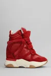 Isabel Marant Balskee Sneakers In Red
