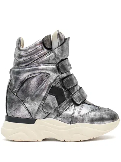 Isabel Marant Balskee Sneakers In Silver