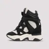 Isabel Marant Hidden Heel High-top Sneakers In Black