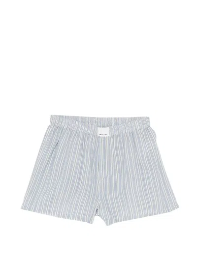 Isabel Marant Barny Shorts In Gray