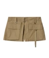 Isabel Marant Barta Cargo Shorts Straps Multiple Pockets In Brown