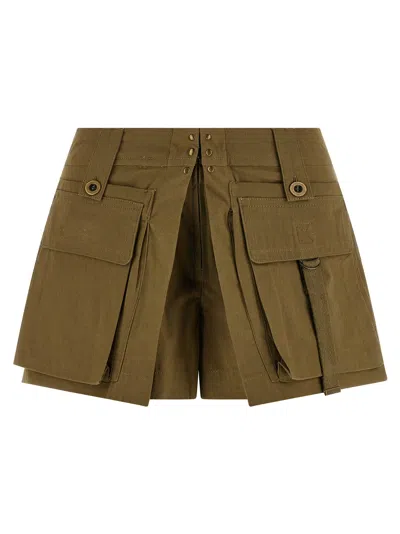 Isabel Marant 'barta' Shorts In Brown