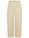 Isabel Marant Wide-leg Beryl Jeans In Ecru In White