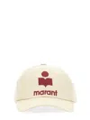 Isabel Marant White & Red Tyron Cap