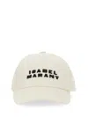 Shop Isabel Marant Baseball Cap "tyron" In Powder