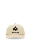 Isabel Marant Baseball Cap "tyron" In Powder