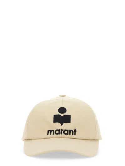 Isabel Marant Baseball Cap "tyron" In Powder