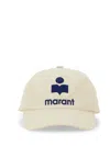 Isabel Marant Baseball Cap "tyron" In Powder