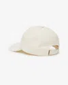 Isabel Marant Tyron Cap In Ecru And Blue