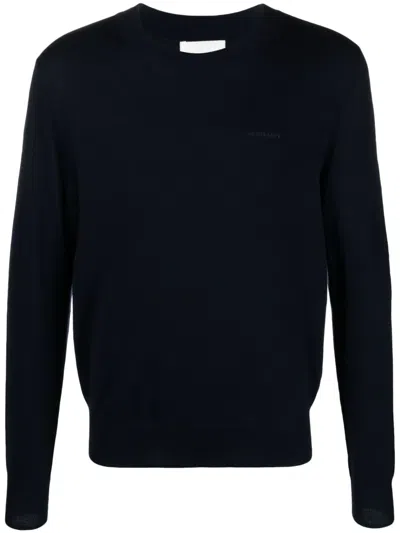 Isabel Marant Ribbed Merino-wool Jumper In Blue