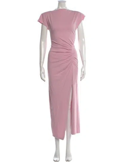Pre-owned Isabel Marant Bateau Neckline Long Dress W/ Tags In Pink