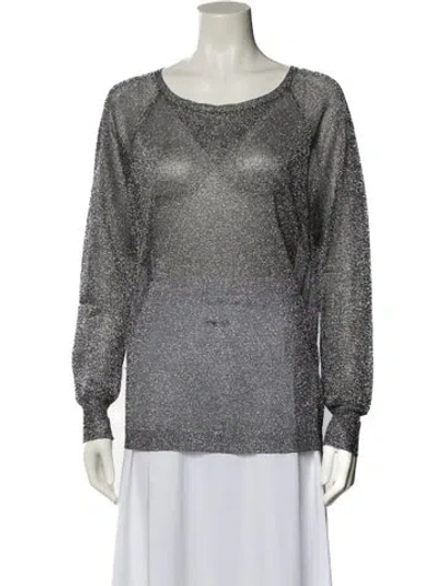 Pre-owned Isabel Marant Bateau Neckline Long Sleeve Sweatshirt