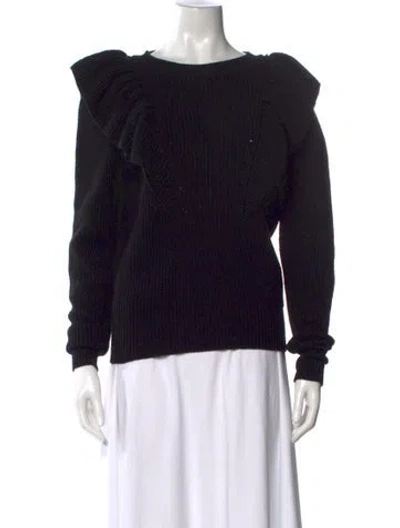 Pre-owned Isabel Marant Bateau Neckline Sweater In Black