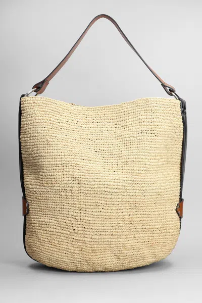 Isabel Marant Bayia Tote In Beige Raffia In Neutrals