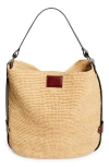 Isabel Marant Bayia Crocheted Raffia Tote