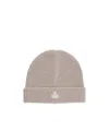 Isabel Marant Wool Hat With Logo Patch In Gray