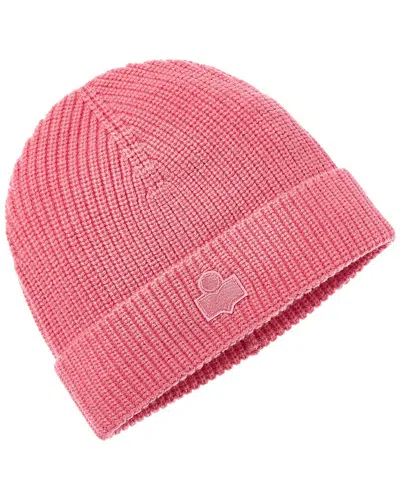Isabel Marant Bayle Wool Beanie In Pink