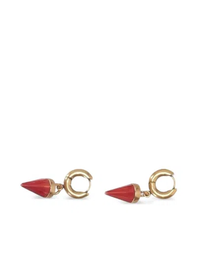 Isabel Marant Be With You Drop Earrings In Red