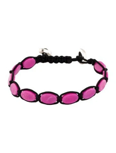Pre-owned Isabel Marant Bead & Cord Wrap Bracelet In Multi