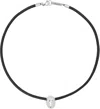 Isabel Marant Silver Ball Necklace In Black