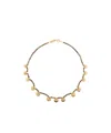 Isabel Marant Embellished Short Necklace In Yellow