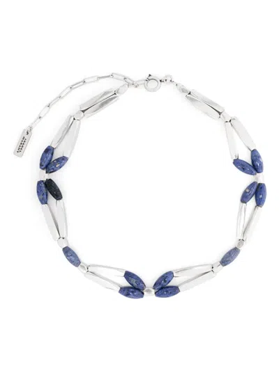 Isabel Marant Brass Choker In Blau