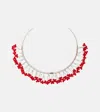 Isabel Marant Beaded Choker In Metallic