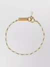 Isabel Marant Beaded Design Bracelet Gold-tone Hardware In Gold