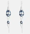 Isabel Marant Beaded Drop Earrings In Blue