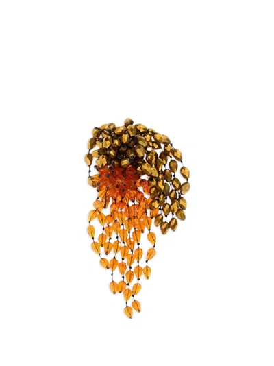 Isabel Marant Beaded Drop Earrings In Multi