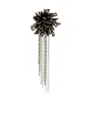 Isabel Marant Beaded-embellished Chain Earrings In Metallic
