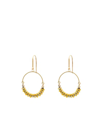 Isabel Marant Beaded Stud Earrings In Gold