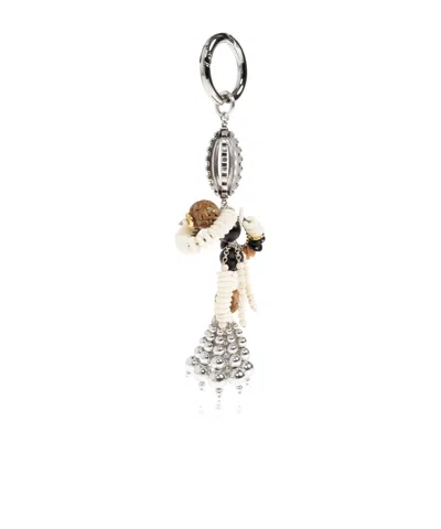 Isabel Marant Beaded Tassel Keyring In Multi