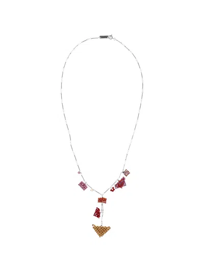 Isabel Marant Beaded-charm Chain Necklace In Multi