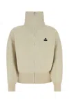 Isabel Marant Beige Axelle Zip Knit In Beige
