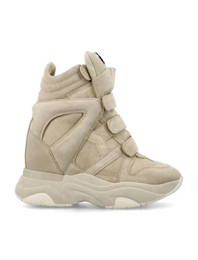 Isabel Marant Beige Bekett Leather Sneakers