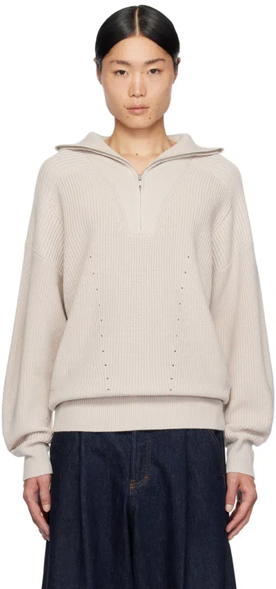 Isabel Marant Pink Benny Sweater In 90be Beige
