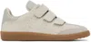 Isabel Marant Beth Mixed Leather Triple-grip Sneakers In Ecru