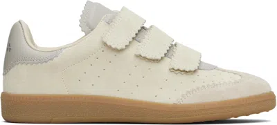 Isabel Marant Beige Beth Sneakers In White